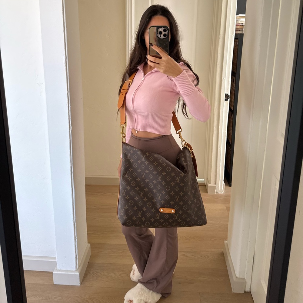 Louis Vuitton Vagabond Brown Hobo Monogram Bag - Picture 4 of 12
